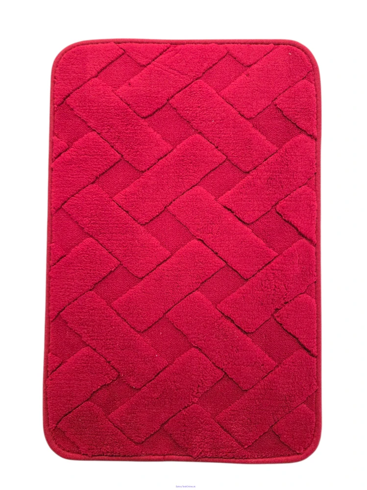 Textilný koberček, BORDOVÝ