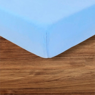 JERSEY prestieradlo PREMIUM, 90/100x200cm, SV.MODRÁ