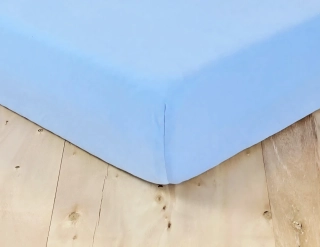 JERSEY prestieradlo EXCLUSIVE, 90x200cm, SV.MODRÁ