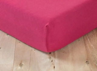 JERSEY prestieradlo EXCLUSIVE, 180x200cm, BORDOVÁ